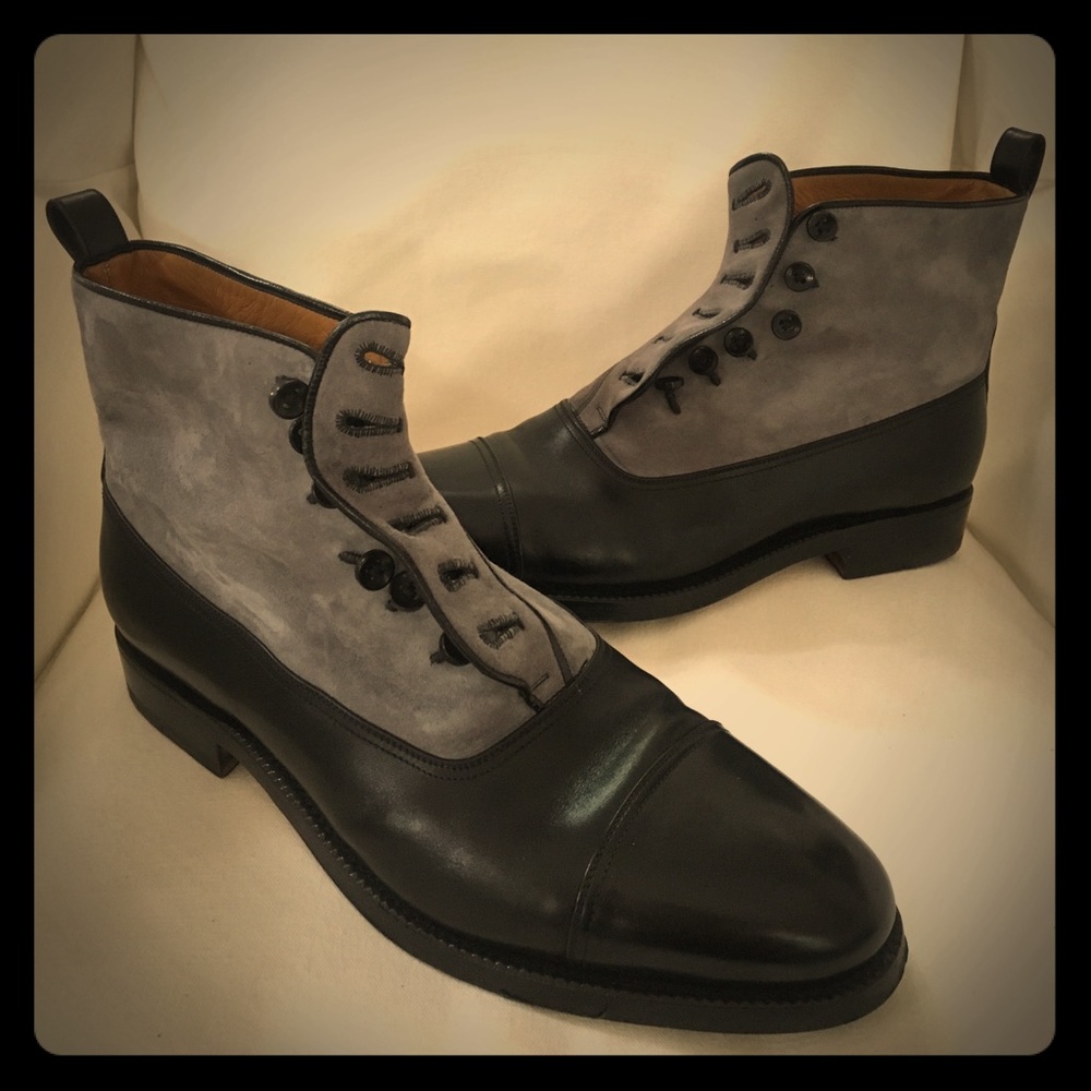 Zak Austrian shoemaker mens’ 1912 button up boots